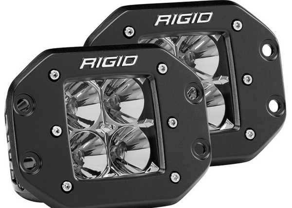 Rigid Industries D-Series Pro Flush mount LEDs - Pair