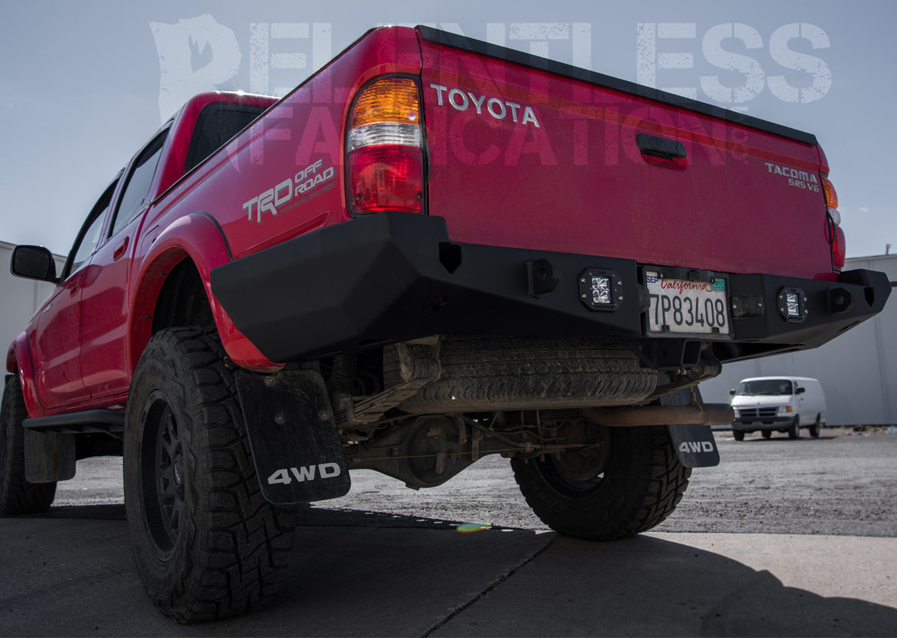 96-04 Tacoma Wrap Around Rear Plate Bumper – Relentless Off-Road ...