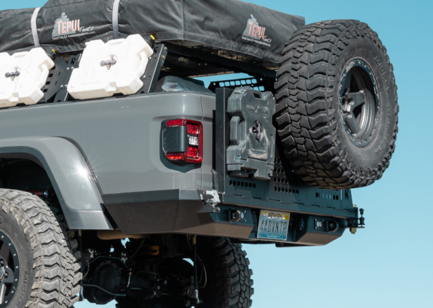 Jeep JT/ Gladiator Rear Bumper Swingout Tire Carrier Add-On ...